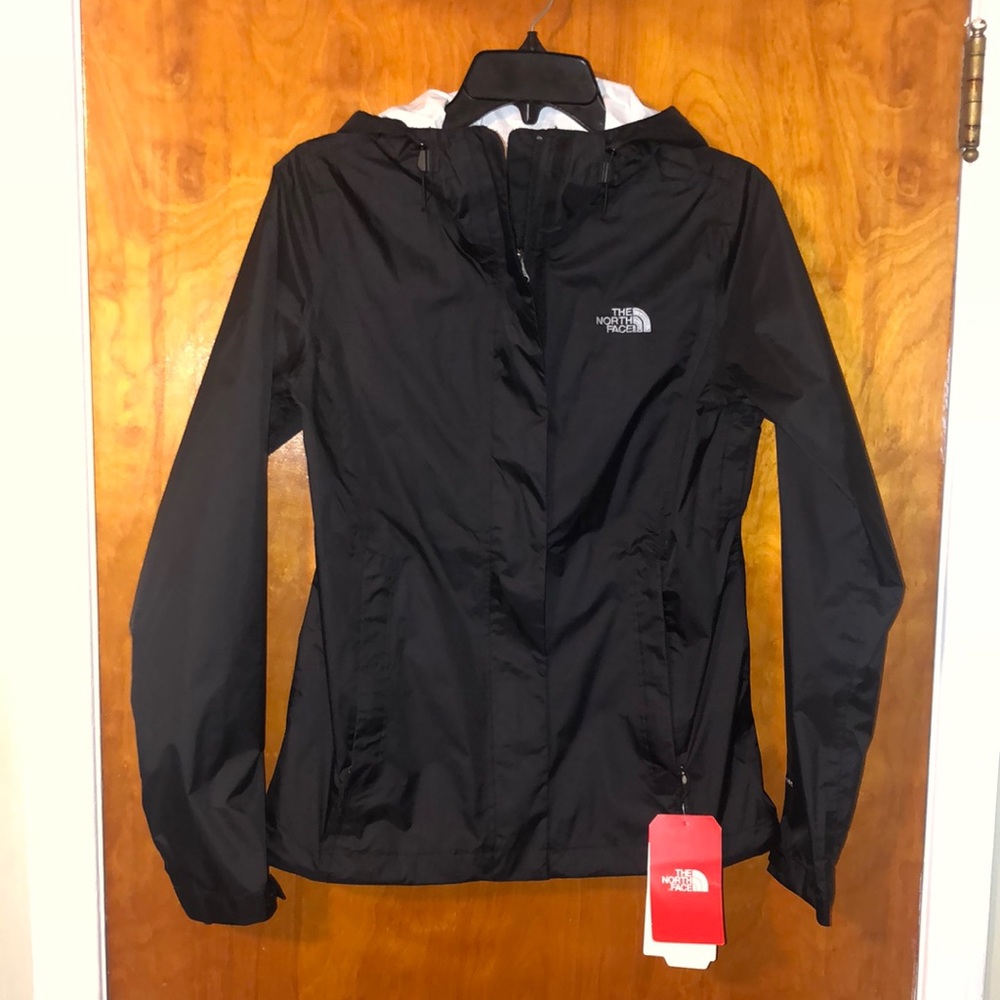 The North Face women’s waterproof black jacket size xs.